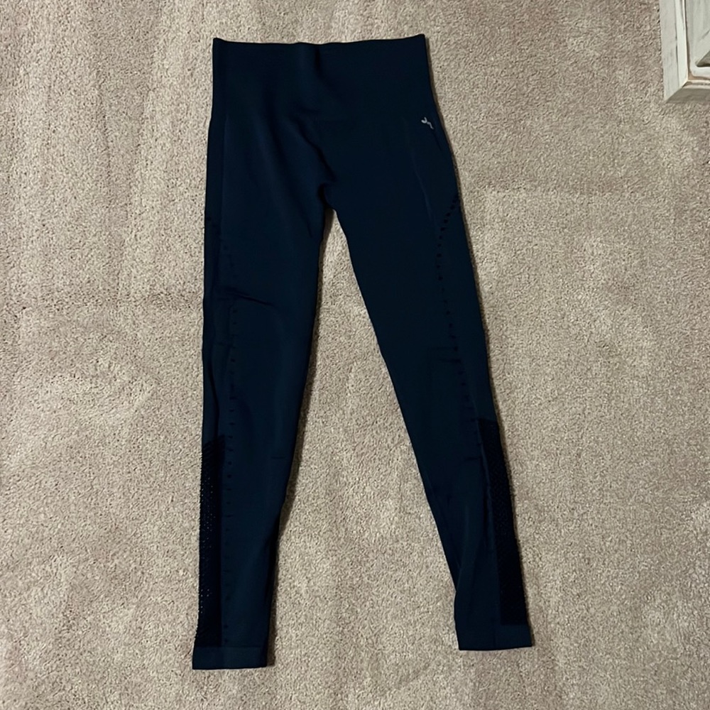 Navy Leggings with Cutouts